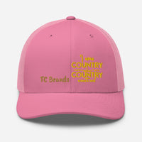 I was Country Curved Mesh Cap