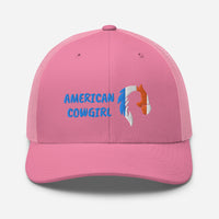 American Cowgirl Curved Mesh Cap