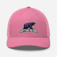 Don't Poke the Bear Curved Mesh Cap