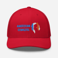 American Cowgirl Curved Mesh Cap