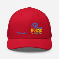 Crazy Horse Lady Curved Mesh Cap