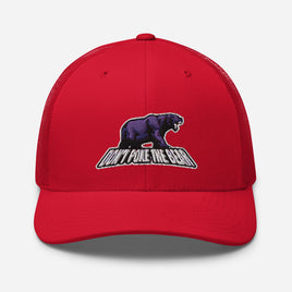 Don't Poke the Bear Curved Mesh Cap