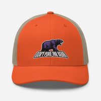 Don't Poke the Bear Curved Mesh Cap