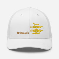 I was Country Curved Mesh Cap